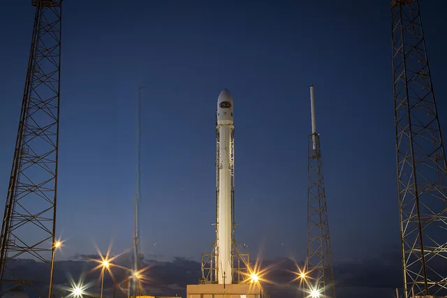 Launch pad with the mast removed